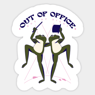 Out of Ofice Sticker